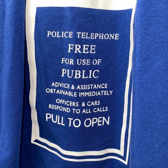 Doctor Who By Her Universe Tardis Police Public Call Box Dress Size Small - Picture 7 of 11